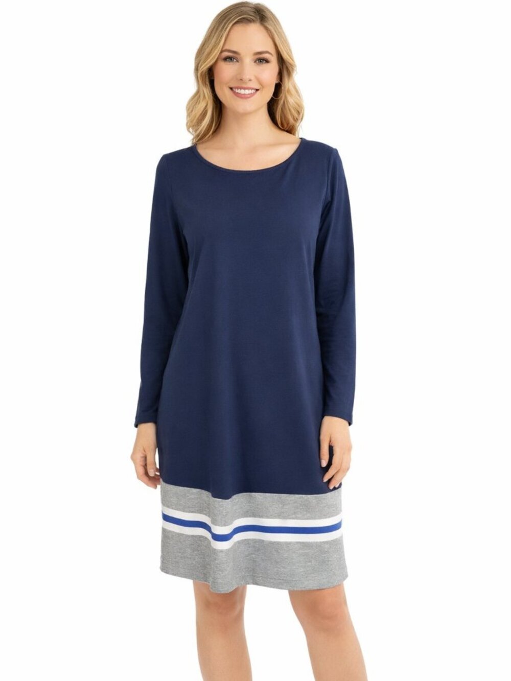 Tommy Hilfiger Dress Size Medium NWOT Navy Long Sleeve Knit